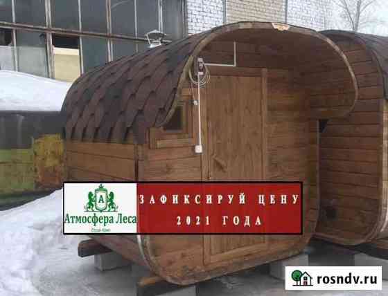 Баня бочка квадро Бор