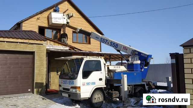 Автовышка 15 м. аренда почасовая Благовещенск - изображение 1