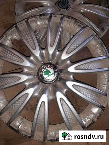 Колпаки шкода размер 15 б/у Богородское - изображение 1