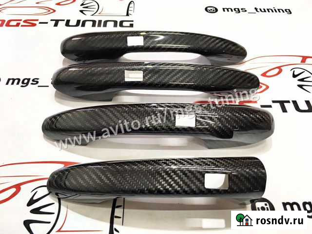 Накладки на ручки карбон Mercedes New под к.д Екатеринбург - изображение 1