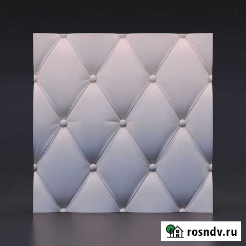 3d гипсовая панель Кожа вытянутая Видное - изображение 1