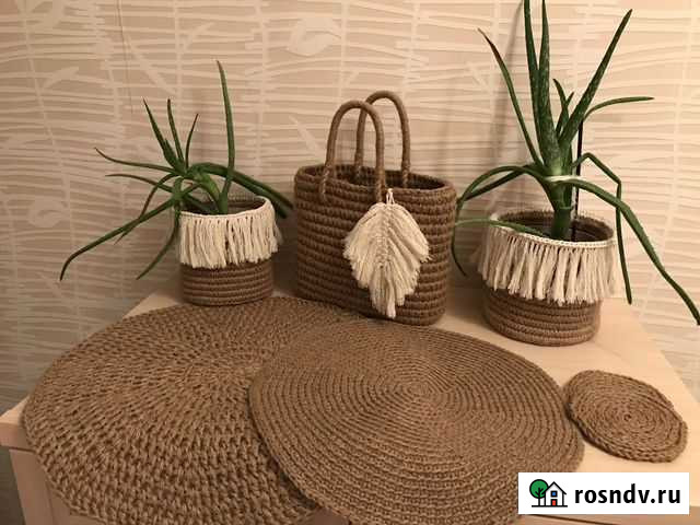 Вязание из джута на заказ Ловозеро - изображение 1