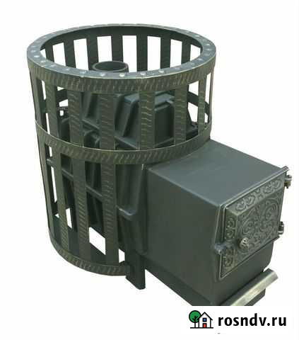 Печь банная из чугуна воевода 20 сетчатый кожух Челябинск - изображение 1