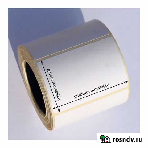 Термоэтикетка эко 58х30 Екатеринбург - изображение 1