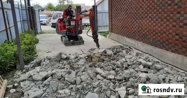 Услуги мини экскаватора шириной от 1 м. Ковш+Гидро Крымск - изображение 1