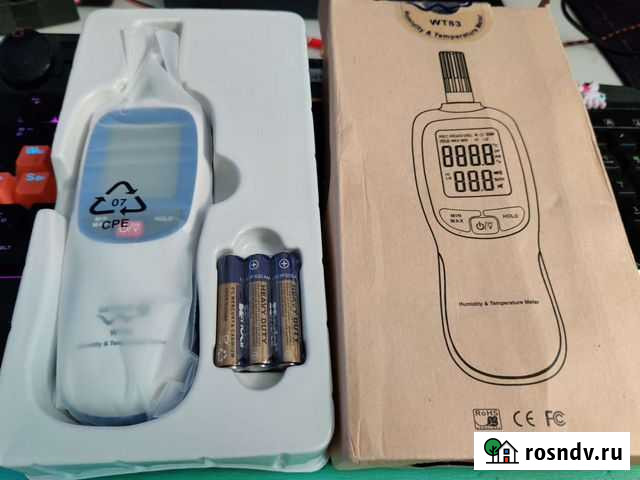 Термометр гигрометр wintact wt83 Чайковский - изображение 1