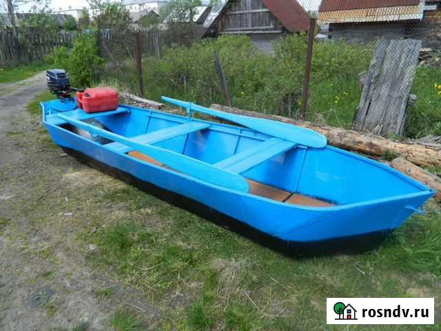 Продаётся лодка металическая Репьевка - изображение 1