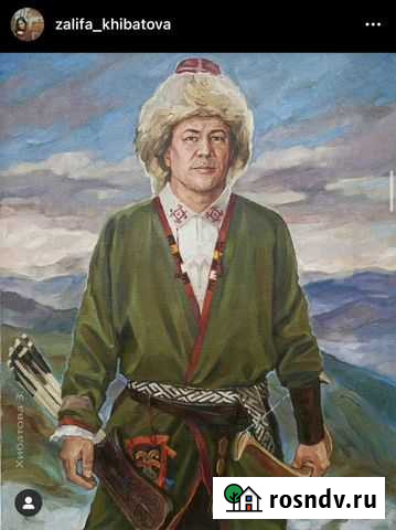 Портрет маслом на холсте по фото 100 ручная работа Уфа - изображение 1