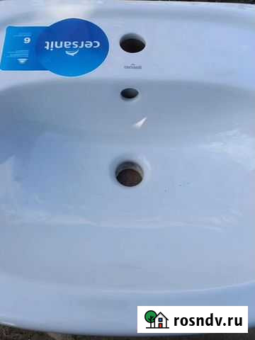 Раковина с пьедесталом новая Пластуновская - изображение 1