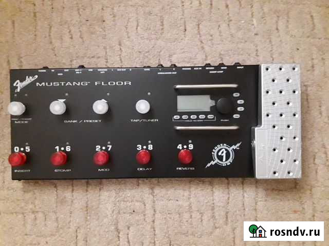 Гитарный процессор Fender Mustang floor Егорьевск - изображение 1