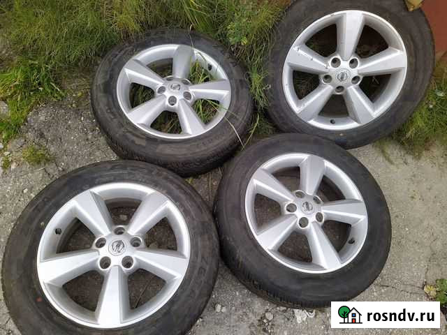 Комплект(оригинал) литых дисков R-17 5#114,3Nissan Калуга - изображение 1