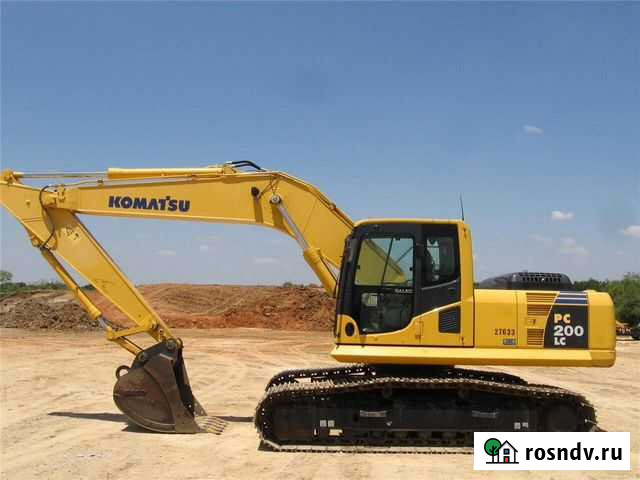 Услуги гусеничного экскаватора Komatsu Pc 200 Тула - изображение 1