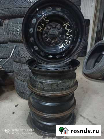 Диски 5*114.3 R15 60.1 Тойота Camry Corolla Прохладный - изображение 1