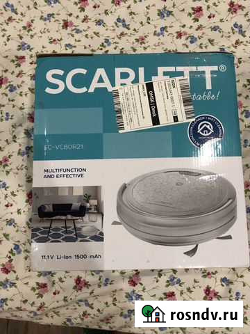 Робот пылесос Scarlet SV-VC80R21 Омск - изображение 1