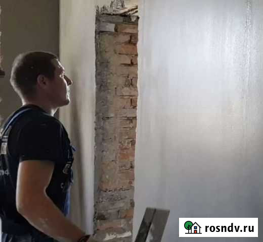 Штукатурка стен под обои механизированным способом Тула - изображение 1