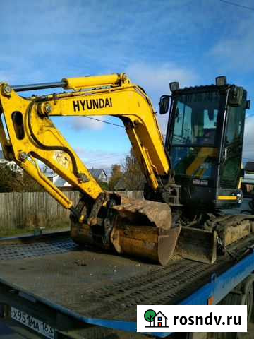 Аренда миниэкскаватора гидромолотом молот мини экс Казань - изображение 1