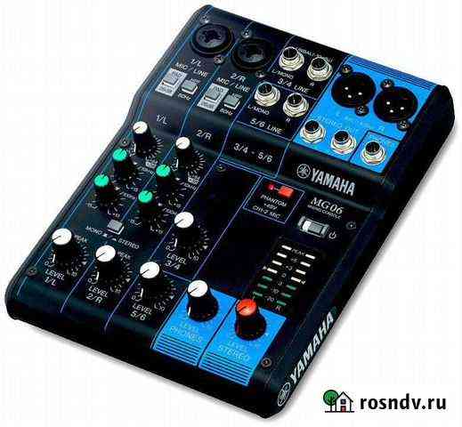 Микшерный пульт Yamaha MG06 Новый Самара