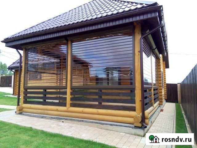 Прозрачные рольставни, Мягкие окна под ключ Кимры - изображение 1