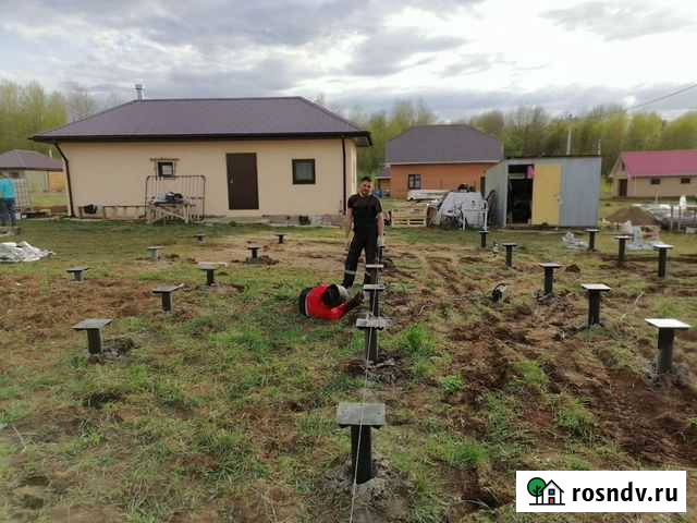 Монтаж свайновинтового фундамента Набережные Челны - изображение 1