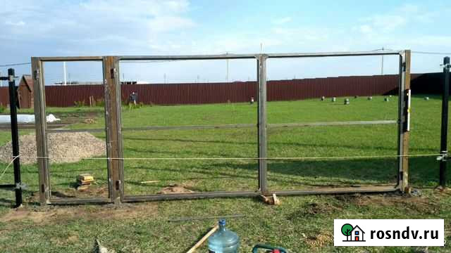 Ворота, заборы, комплект ворот, каркас ворот, забо Красноярск - изображение 1