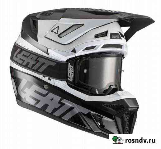 Шлем кросс эндуро Leatt Moto 8.5 Helmet Kit (Red Ковров