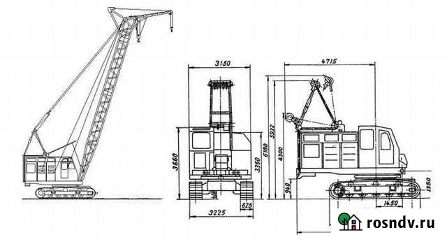 Услуги гусеничного крана рдк-250 Челябинск - изображение 1