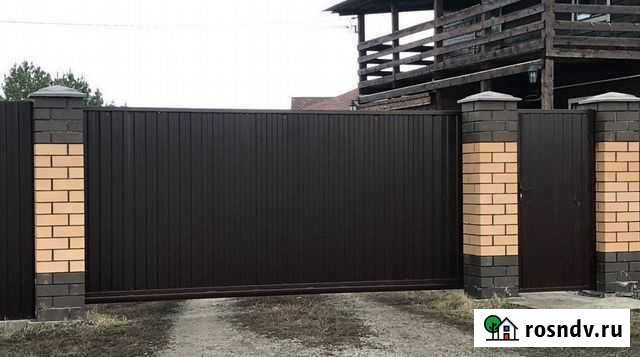 Откатные ворота Октябрьский - изображение 1