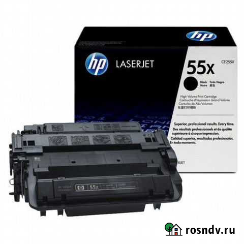 Картридж HP CE255X (55X) black Магнитогорск - изображение 1