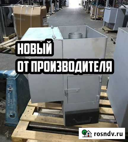 Печь банная Дачная малая с крышкой левая Новая Абакан - изображение 1