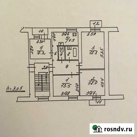 4-комнатная квартира, 84 м², 3/5 эт. на продажу в Балашихе Балашиха - изображение 1