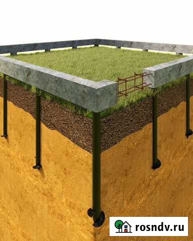 Винтовой фундамент под террассу Краснодар - изображение 1