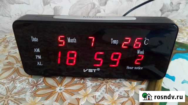 Настольные электронные часы Калуга - изображение 1