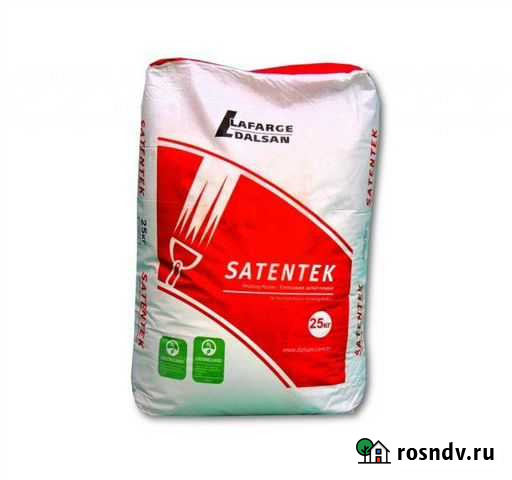 Satentek шпаклевка гипсовая 25 кг Калининская - изображение 1