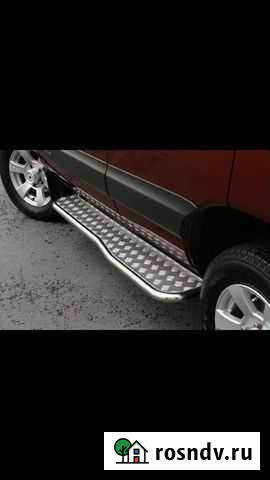 Нержавеющии пороги(дуги) (обвес) (тюненг) на ниву Горбунки - изображение 1