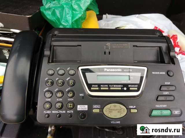 Факсимильный аппарат Panasonic kx-ft76 Вологда - изображение 1