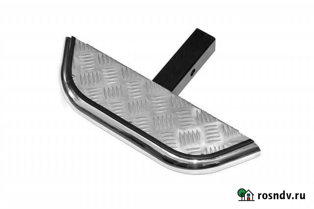 Подножка с алюминиевой площадкой на фаркоп Грэсовский - изображение 1