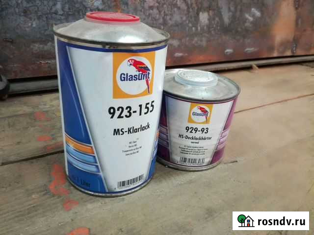 Лак автомобильный glasurit Калуга - изображение 1