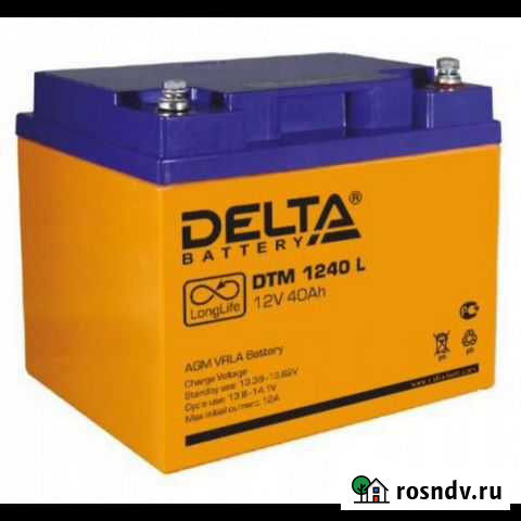 Акб Delta DTM 1240 L (12V / 40Ah) Кемерово - изображение 1