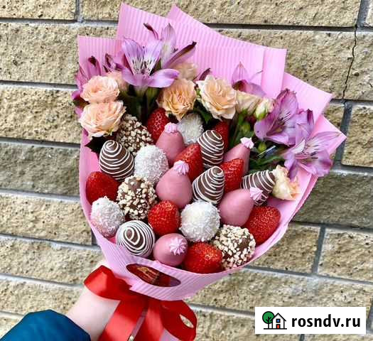 Букет из клубники в шоколаде Нижний Новгород - изображение 1