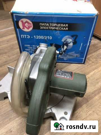 Торцовочная пила Калибр птэ-1200/210 0540 (212) Таганрог - изображение 1