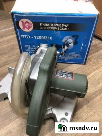 Торцовочная пила Калибр птэ-1200/210 0540 (212) Таганрог - изображение 1