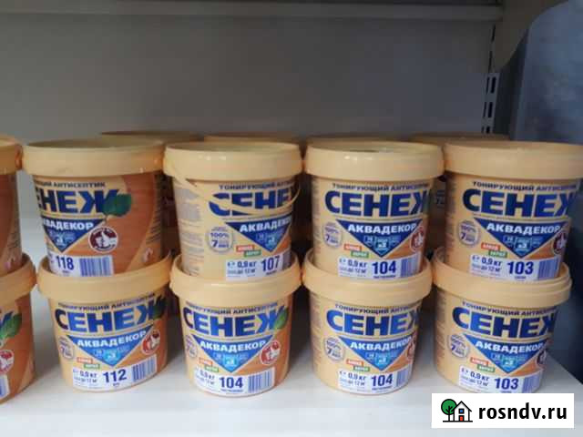 Сенеж аквадекор Х2-107 (0,9 кг) Мичуринск - изображение 1