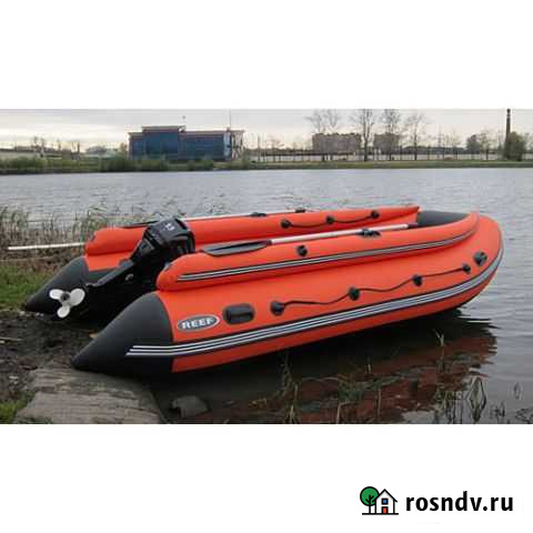 Лодка надувная reef 390fнд с фальшбортом Пермь - изображение 1