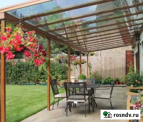 Навес из поликарбоната Александров - изображение 1