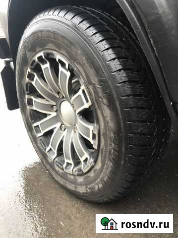 Продам диски с резиной r16 на Ниву Старый Оскол - изображение 1