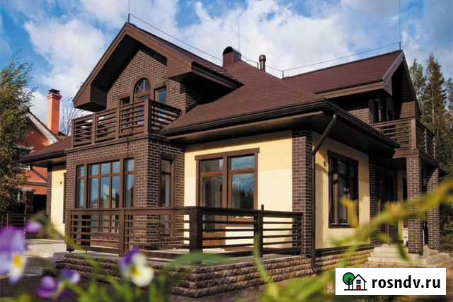 Кирпич силикатный лицевой полуторный коричневый Серов - изображение 1