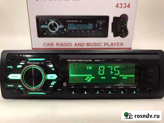 Магнитола Pioneer c Bluetooth (новая) Кострома - изображение 1