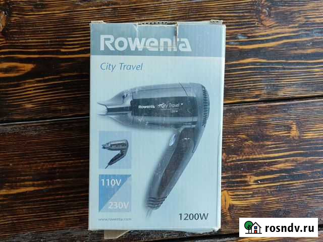 Фен Rowenta City Travel 1200 W складной новый Волгоград - изображение 1