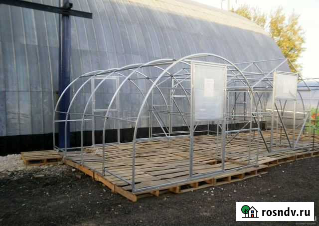 Теплица Польза 3 3 м на 4 м с поликарбонатом Чита - изображение 1