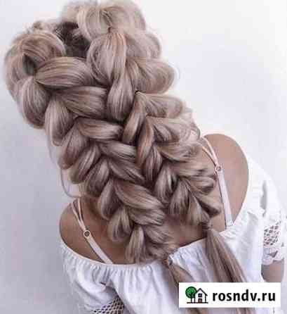 Плетение косичек, колосков Краснодар